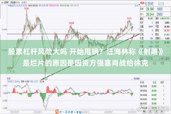 股票杠杆风险大吗 开始甩锅？汪海林称《射雕》是烂片的原因是因资方强塞肖战给徐克