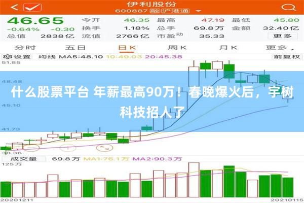 什么股票平台 年薪最高90万！春晚爆火后，宇树科技招人了